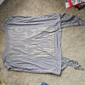 Open back young hearts thick tank